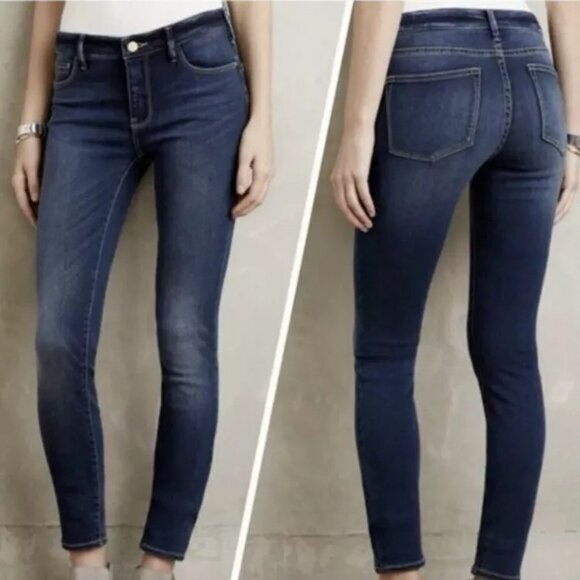 Pilcro and the Letterpress Fit/Serif Jeans Women's 27 Denim Skinny Low Rise |Q1 - Picture 1 of 6